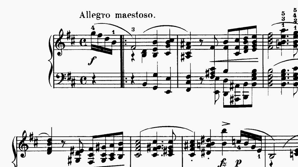 Op. 58 Allegro maestoso